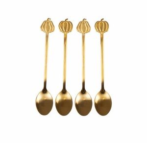 Fall Pumpkin Gourds Novelty Stir Spoons set of 4